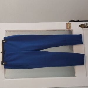WHBM SZ  6 the skinny ankle Royal blue side hidden zipper pants